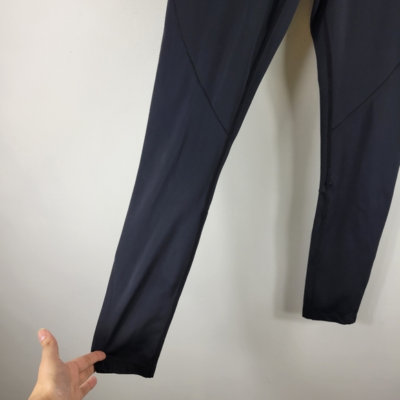 DoYouEven Spellout High Waist Cling Stay Put Ankle Leggings Solid - Picture 4 of 10